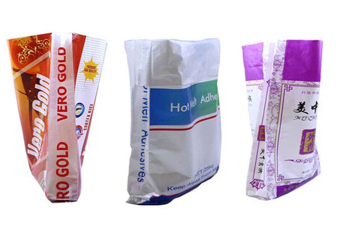 Polypropylene Rice Packing Bags PP Woven Rice Bags Double Stitched