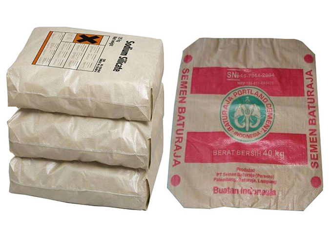 Customized 50 Kg PP Polypropylene Cement Bags With Valve Bopp Laminated