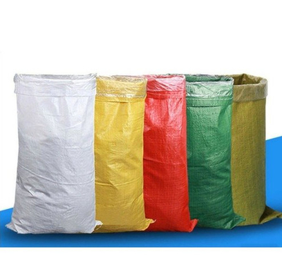 50kg Rice PP Woven Packaging Bags Flour Corn 120gsm