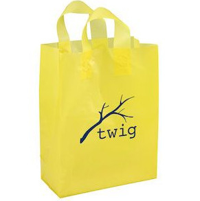 Sustainable Loop Handle Plastic Bags Moisture Proof , HDPE Woven Polypropylene Bags With Handles
