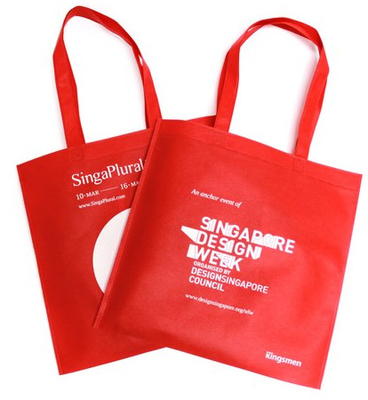 Gravure Printing Plastic PE Shopping Bags 700mm Logo Printed Soft Loop
