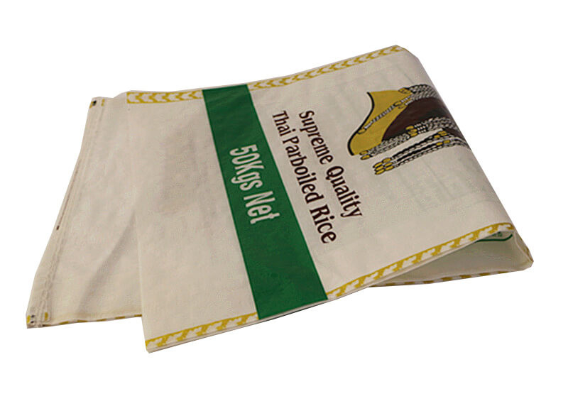 Download Leak Resistant PP Woven Rice Bag , BOPP Laminated Rice ...