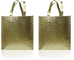 Biodegradable PP Woven Packaging Bags Folding Yellow Polypropylene Reusable Bags